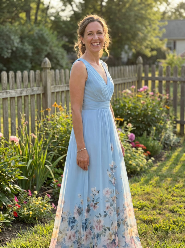 Everwyn customer Susan - floral maxi