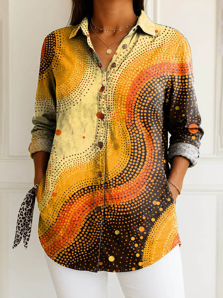 Astrid | Dotted Waves Top