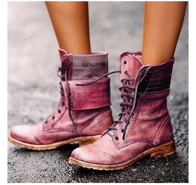 Clara | Women’s Vintage Lace-Up Boots