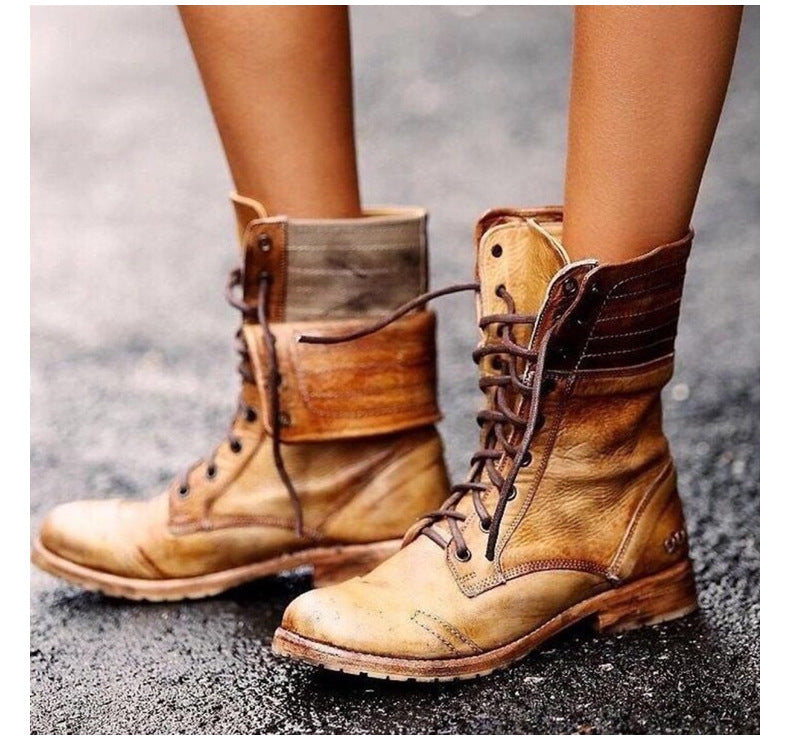 Clara | Women’s Vintage Lace-Up Boots