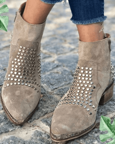 Sophia | Ankle Boots with Studs