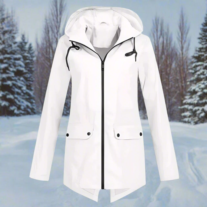 Vianne | Women's Hooded Anorak with Snap Pockets