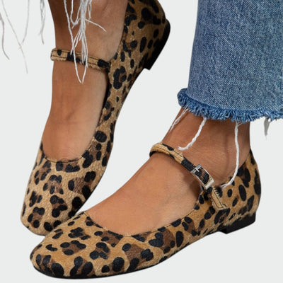 Olivia | Leopard Print Mary Jane Shoes