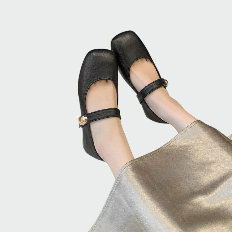 Olivia | Minimalist Mary Jane Shoes