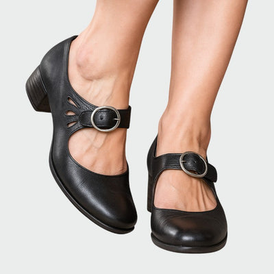 Olivia | Classic Buckle Mary Jane Shoes