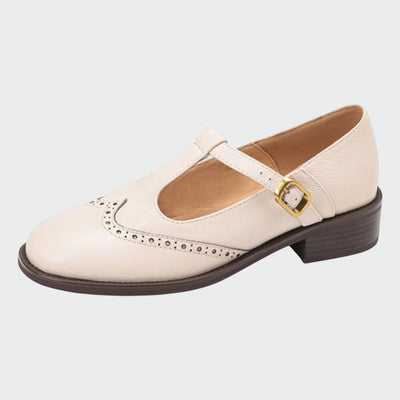 Olivia | Elegant Leather Mary Jane Shoes