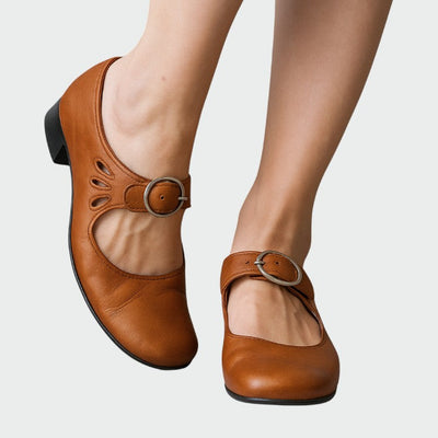 Olivia | Classic Buckle Mary Jane Shoes