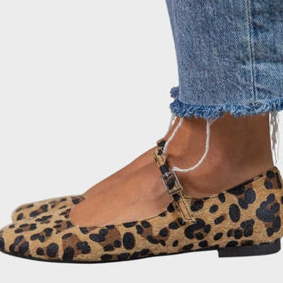 Olivia | Leopard Print Mary Jane Shoes