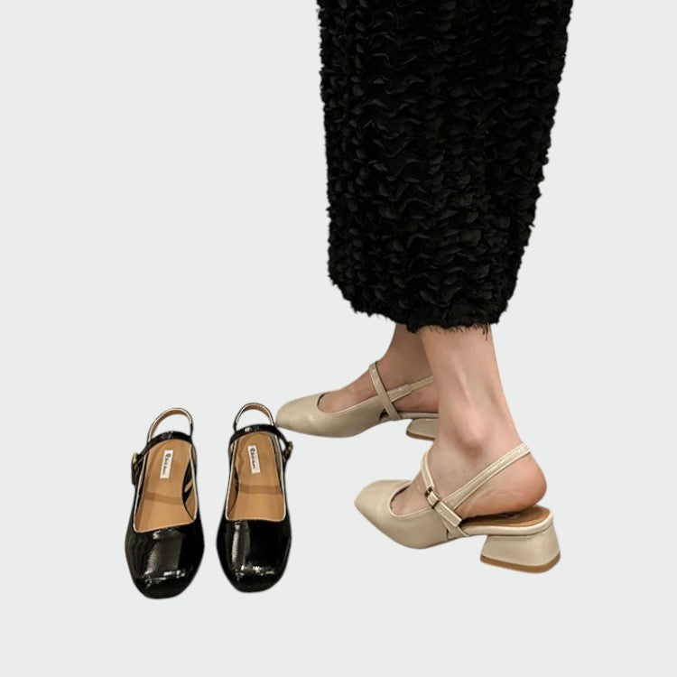 Olivia | Square Tip Mary Jane Shoes