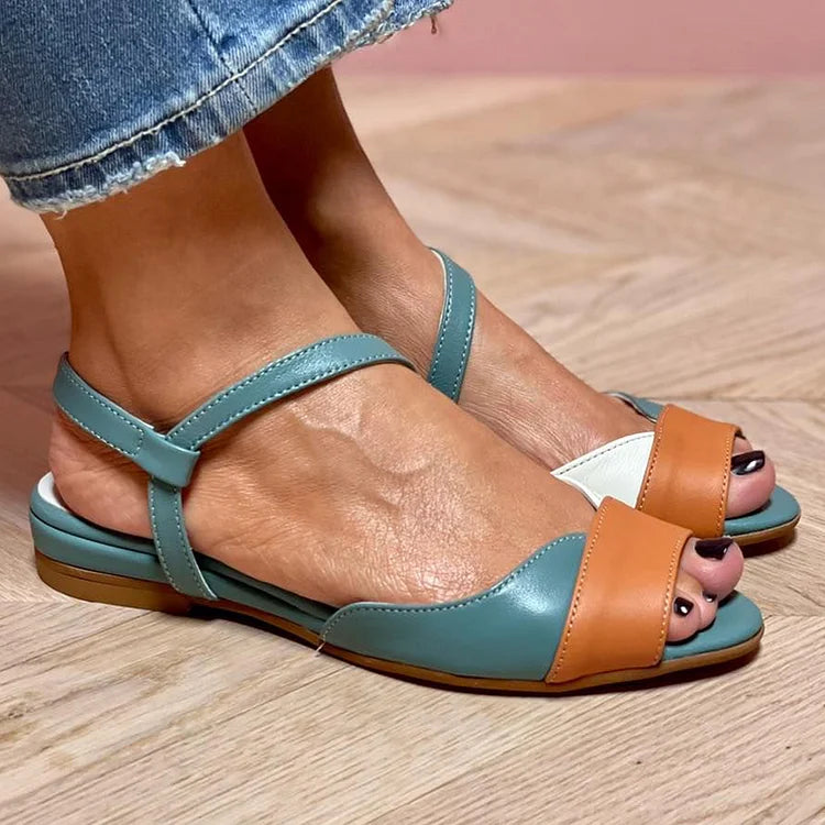 Sophia | Color Block Sandals