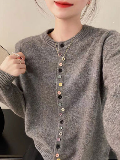 Amelia | Classic Buttoned Cardigan