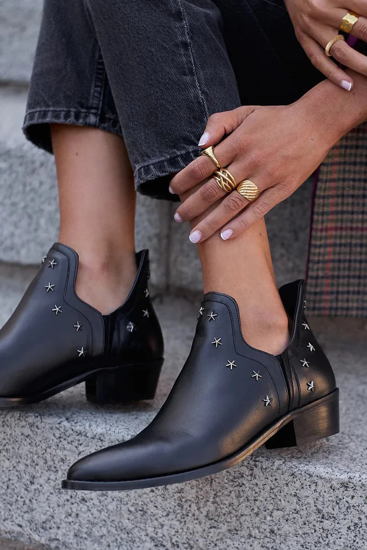 Sophia | Ankle Boot with Star Details