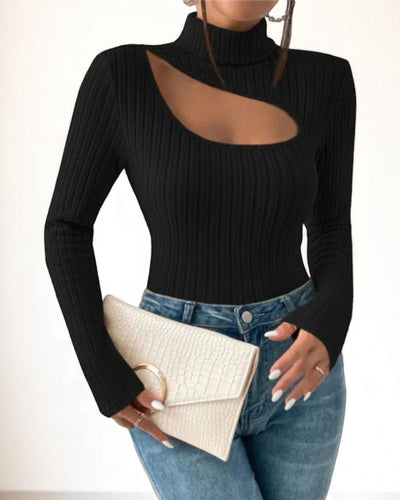Fashionable Ribbed Knit Bodysuit | Bodysuit