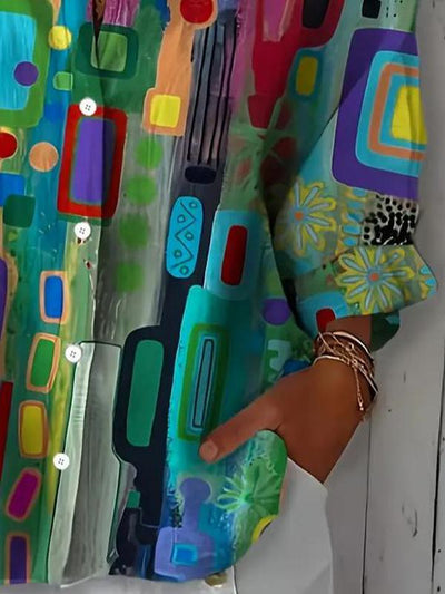 Freja | Abstract Colorflow Top