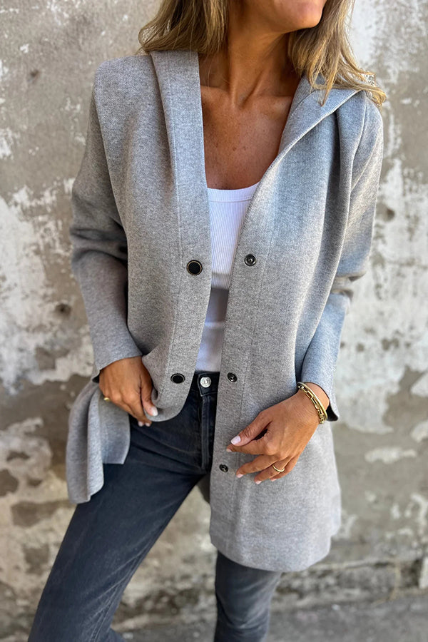 Lidia | Hooded Soft Knit Jacket