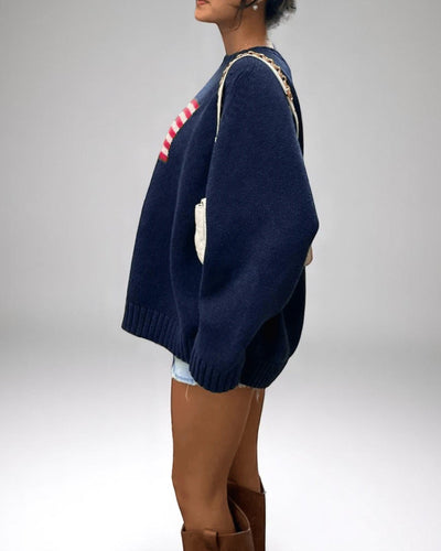 Marine Pullover | USA Flag