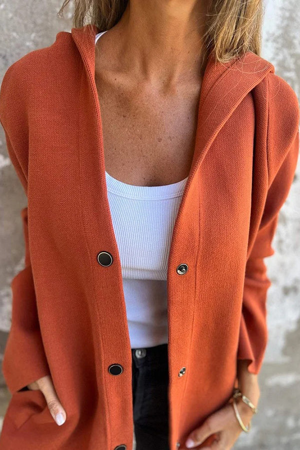Lidia | Hooded Soft Knit Jacket