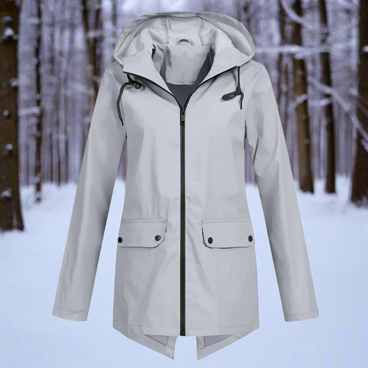 Vianne | Women's Hooded Anorak with Snap Pockets