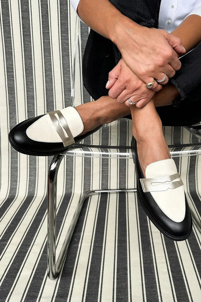 Sophia | Monochrome Classic Loafers