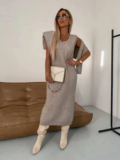 Joana | Dress with Matching Turtleneck