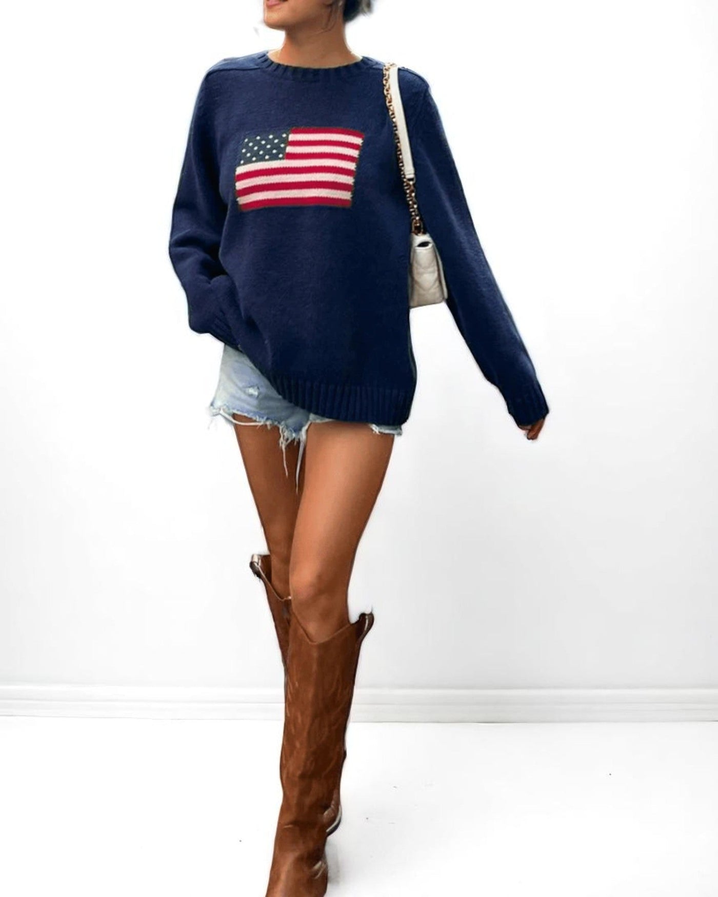 Marine Pullover | USA Flag