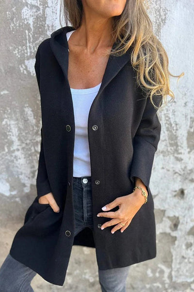 Lidia | Hooded Soft Knit Jacket