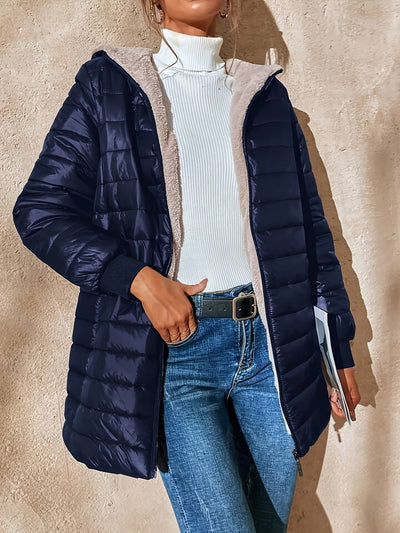 Michèle | Long Elegant Waterproof Coat