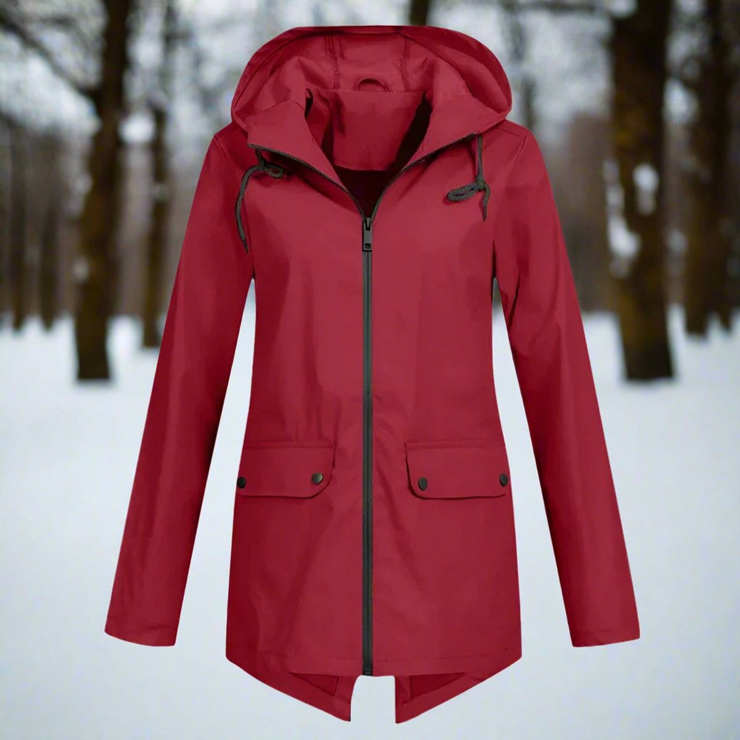 Vianne | Women's Hooded Anorak with Snap Pockets