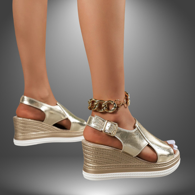 Sophia | Platform Wedge Sandals