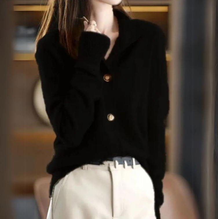 Celeste | Women's Button Cardigan with Oversized Buttons