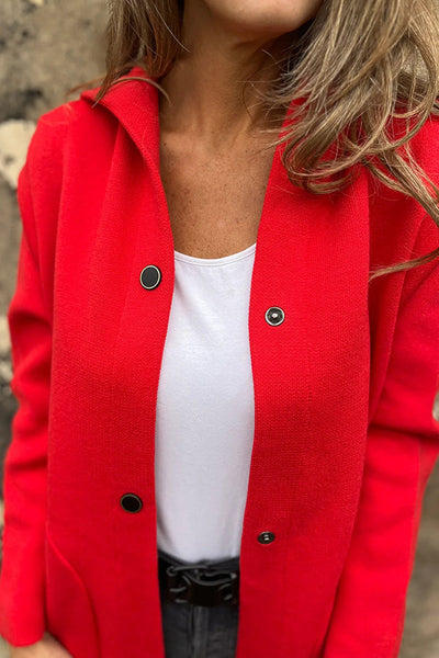 Lidia | Hooded Soft Knit Jacket