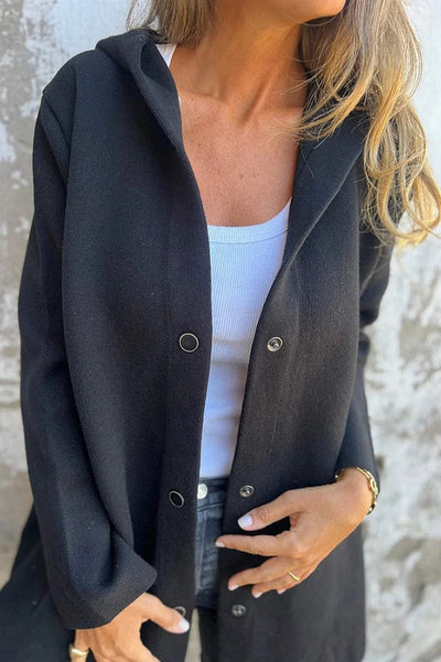 Lidia | Hooded Soft Knit Jacket
