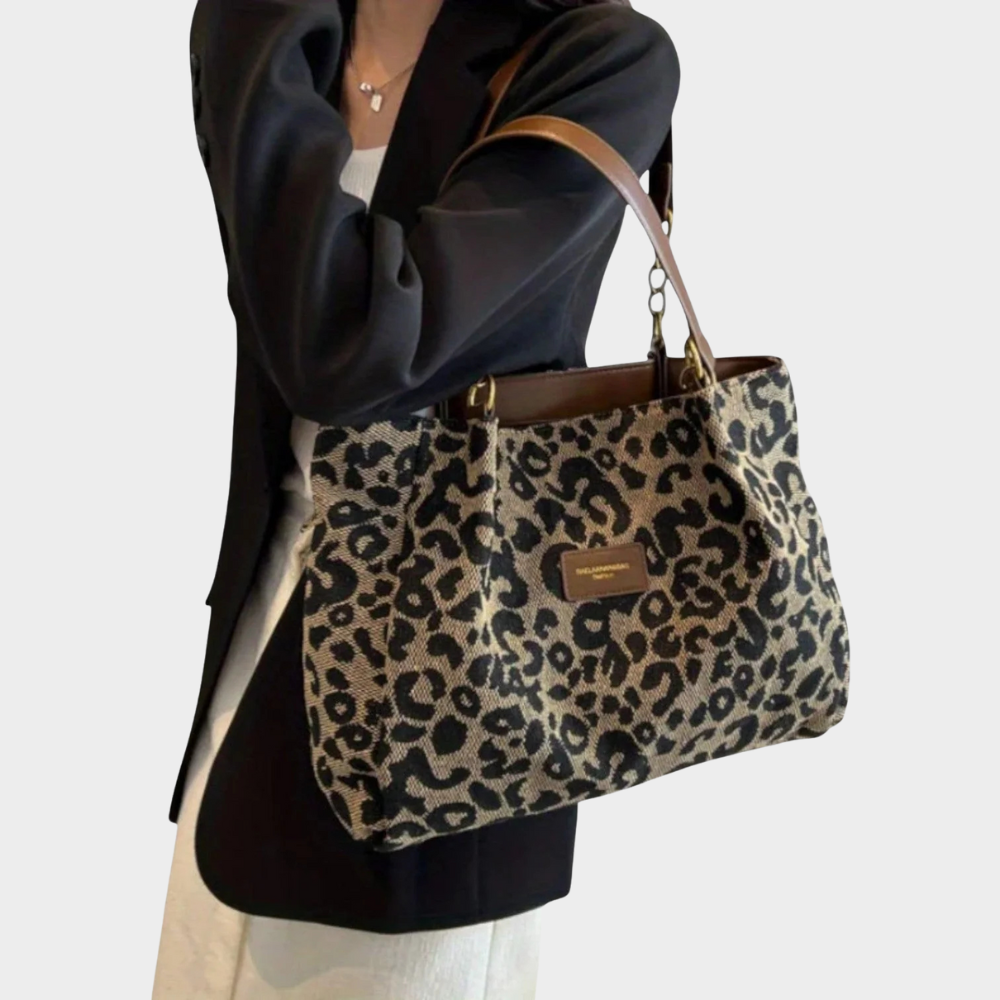 Kaia | Leopard Print Tote