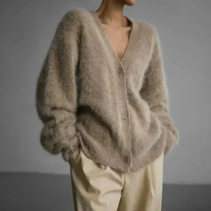 Katia | Women's Brushed V-Neck Cardigan