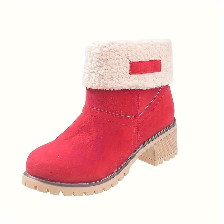 Leocadie | Women's Mid-Calf Boots with Fold-Over Cuff
