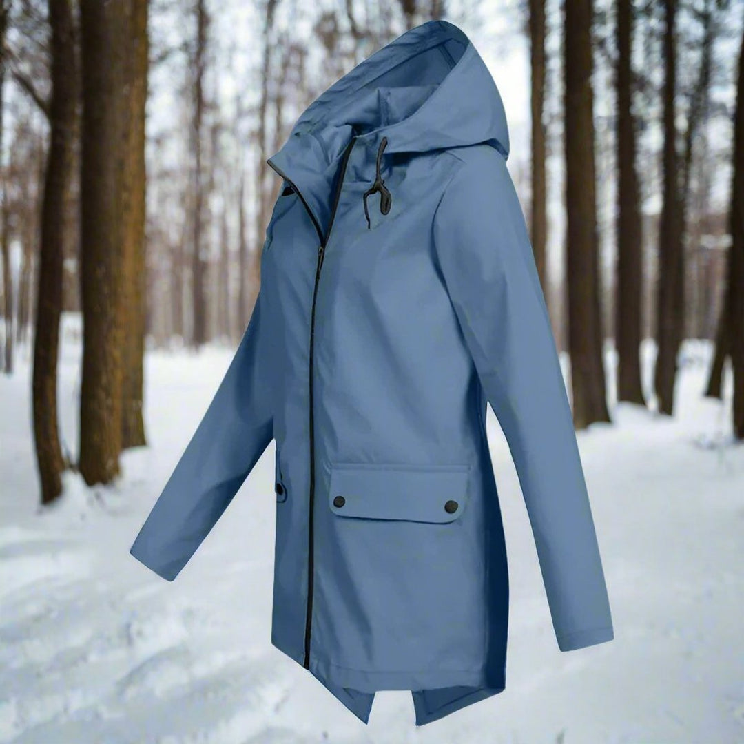Vianne | Women's Hooded Anorak with Snap Pockets