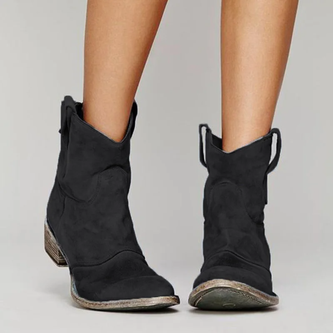 Women's Ankle Boots with Side Zipper