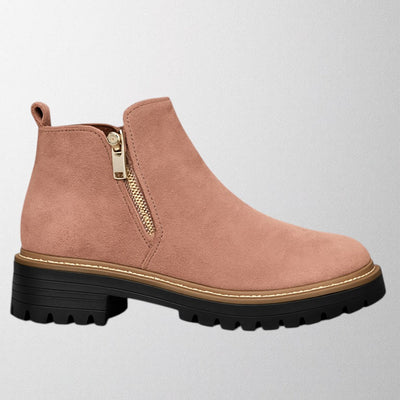 Sofia | Women's shoe with round toe and side zip fastening