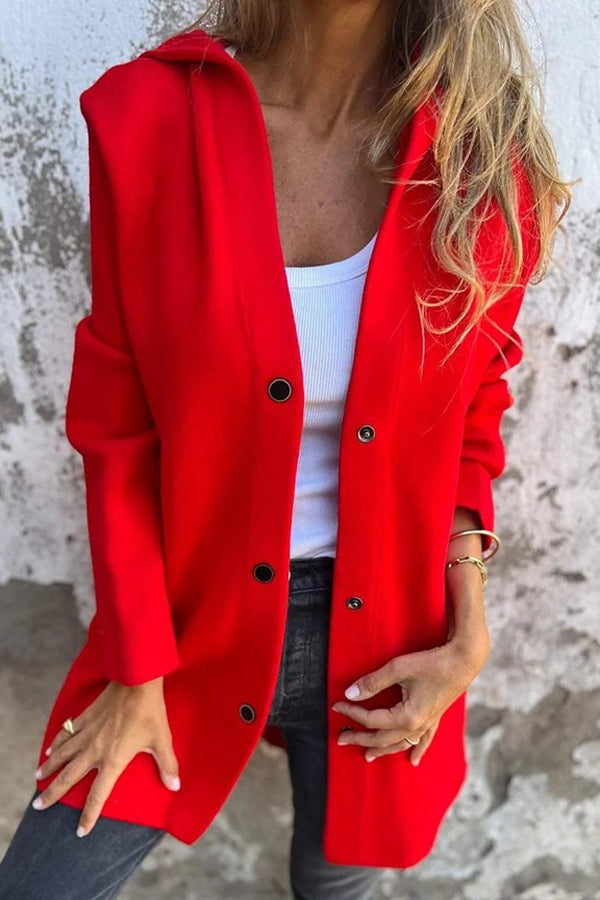 Lidia | Hooded Soft Knit Jacket