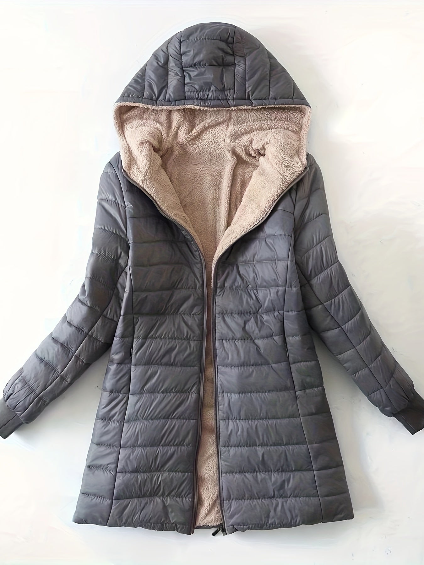 Michèle | Long Elegant Waterproof Coat