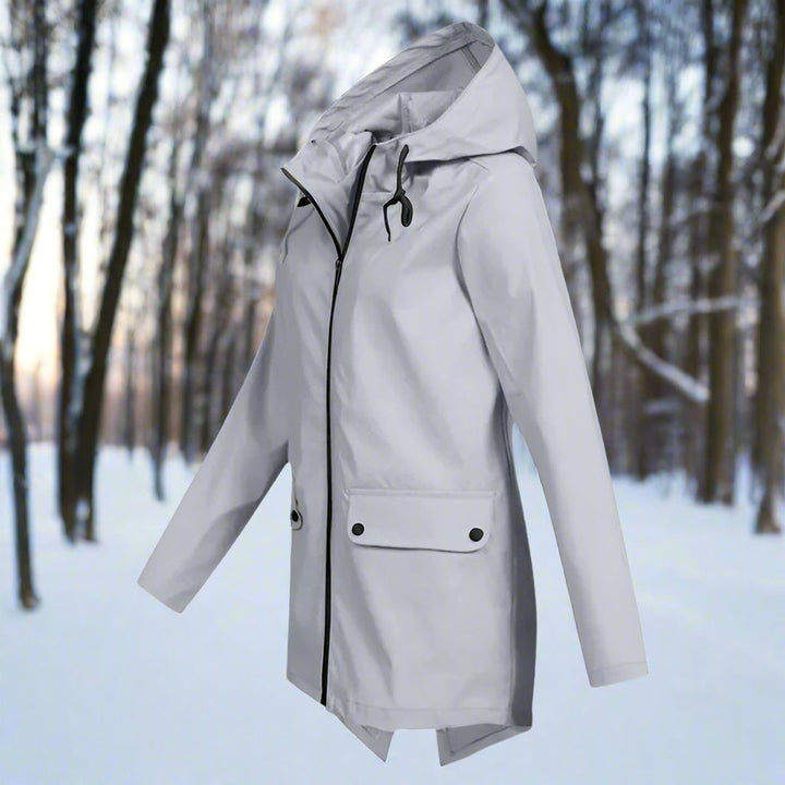 Vianne | Women's Hooded Anorak with Snap Pockets