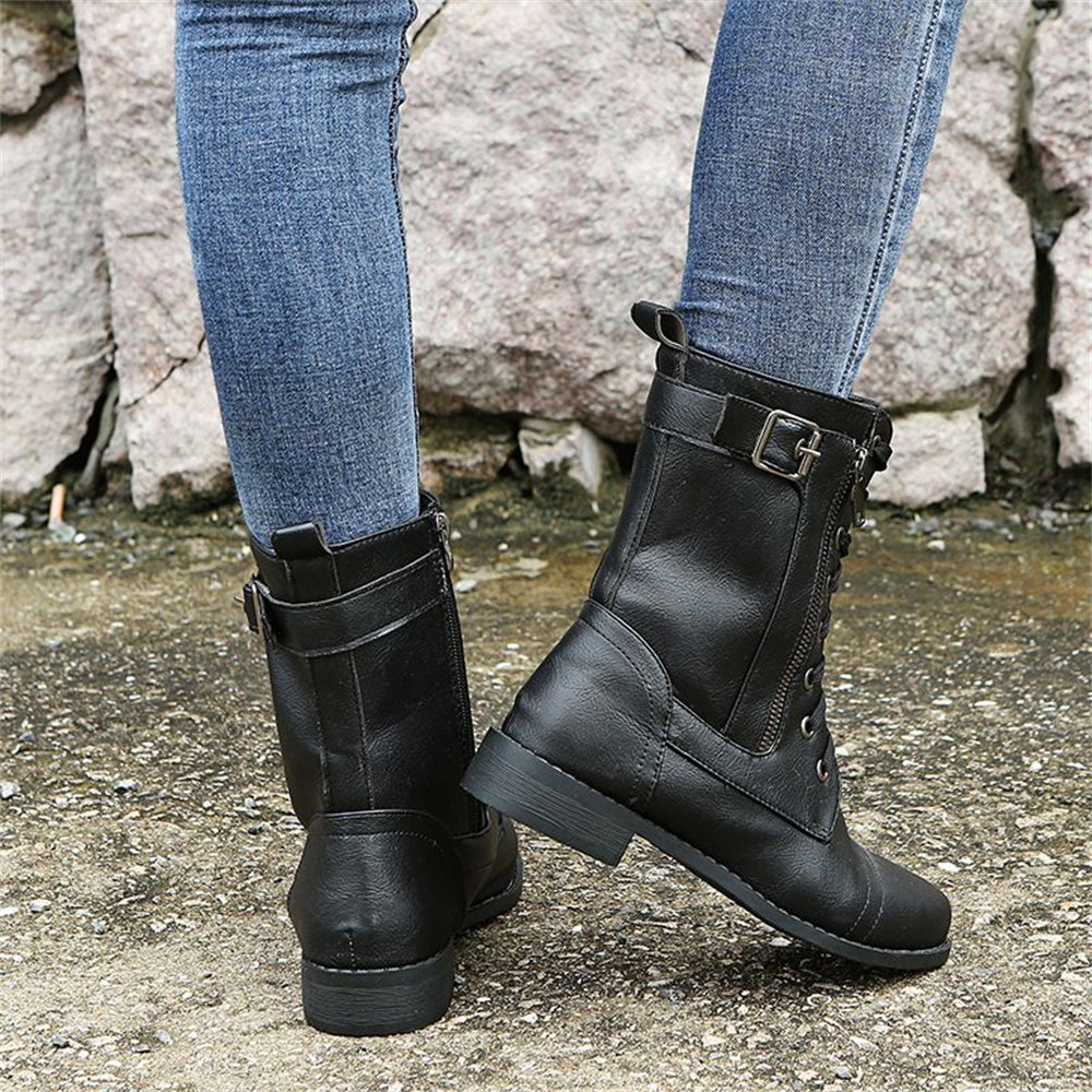 Clara | Toe Side Zipper Orthopedic Boots