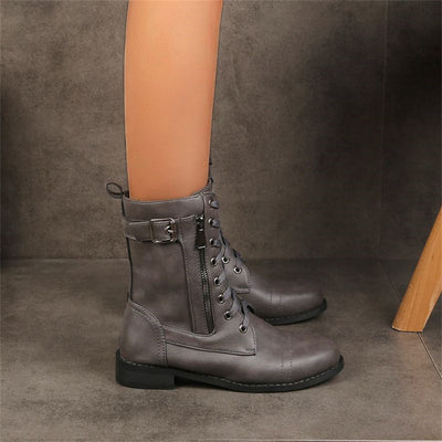 Clara | Toe Side Zipper Orthopedic Boots