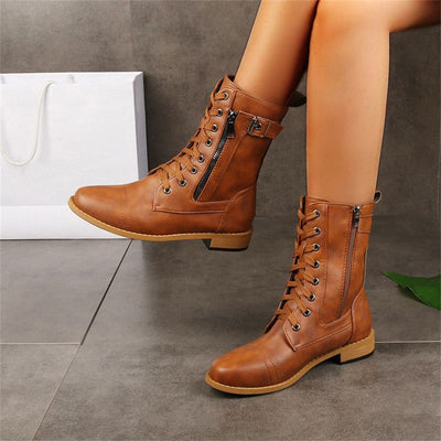 Clara | Toe Side Zipper Orthopedic Boots