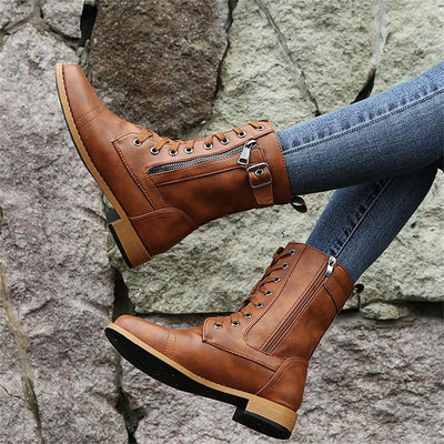 Clara | Toe Side Zipper Orthopedic Boots