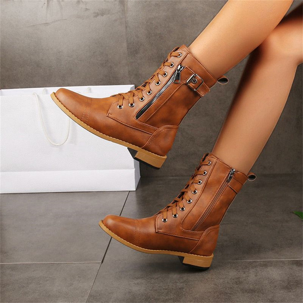 Clara | Toe Side Zipper Orthopedic Boots