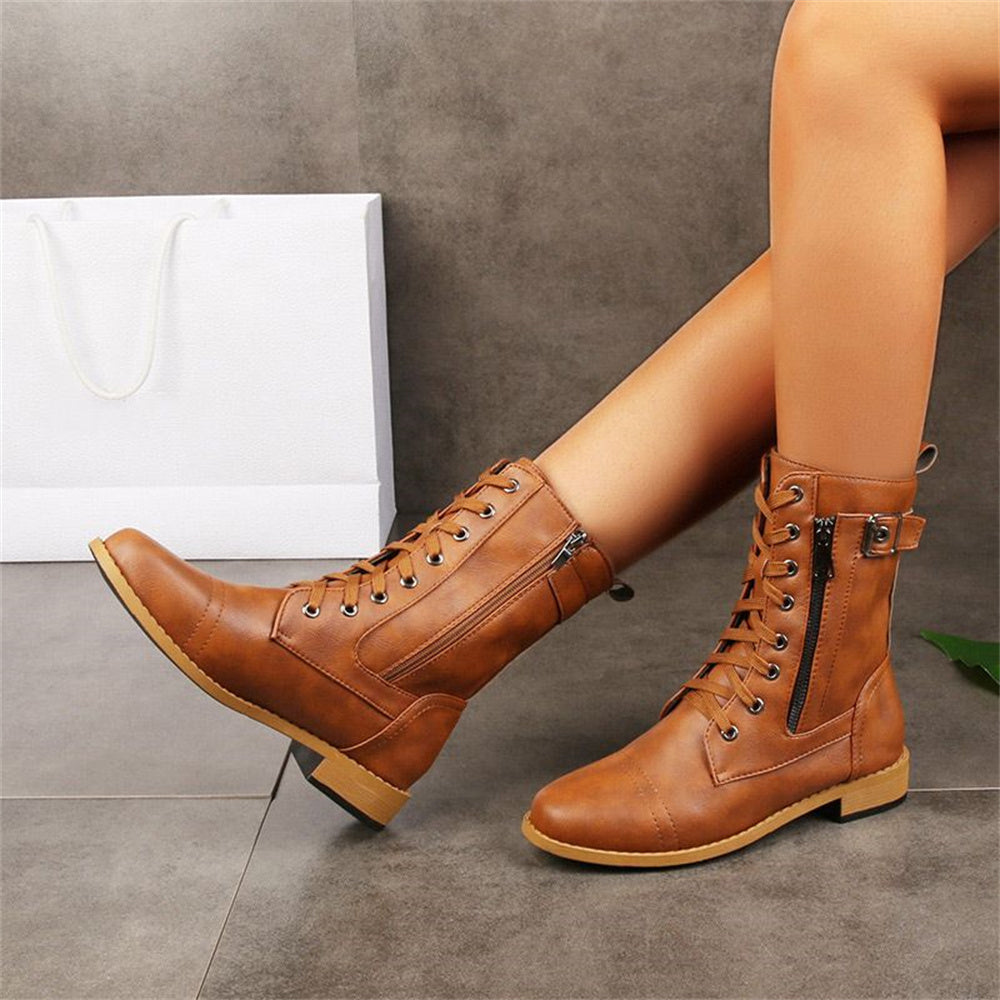 Clara | Toe Side Zipper Orthopedic Boots