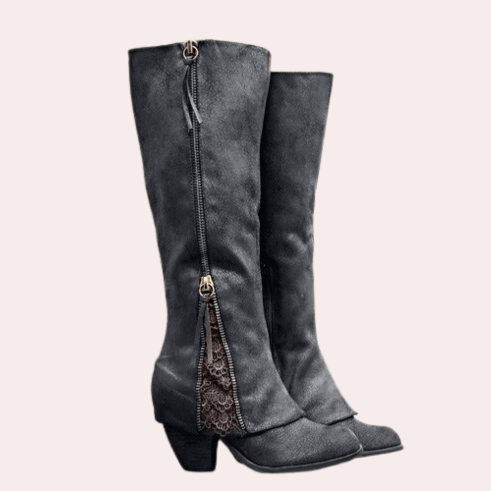 Sophia | Lace Rider Boots