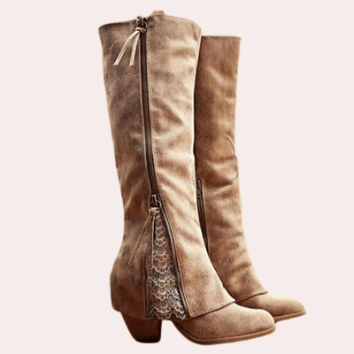 Sophia | Lace Rider Boots