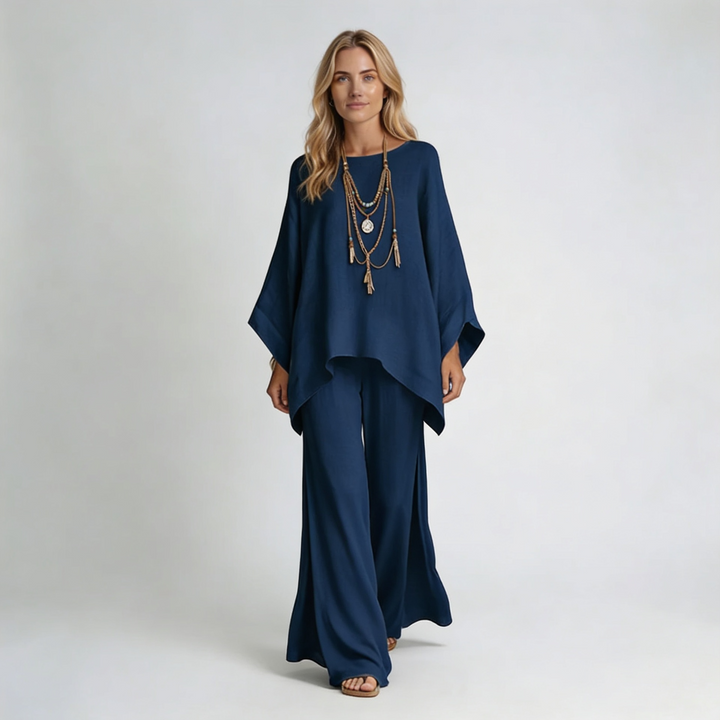 Celeste | Flowing Wide-Leg Two-Piece Set